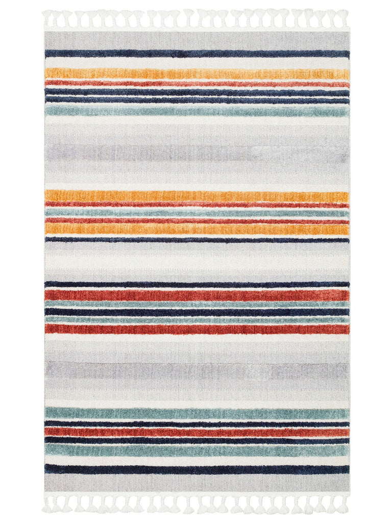 Tabasco Series Ethnic Patterned Living Room Hallway Corridor Entrance Modern Scandinavian Carpet TAB 02 MULTY