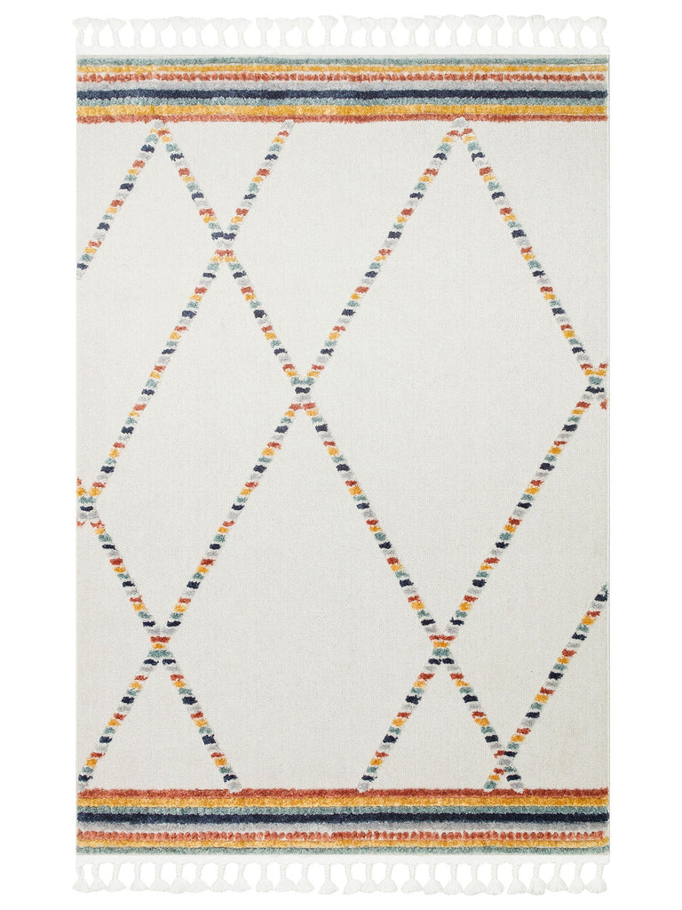 Tabasco Series Ethnic Patterned Living Room Hallway Corridor Entrance Modern Scandinavian Carpet TAB 04 MULTY