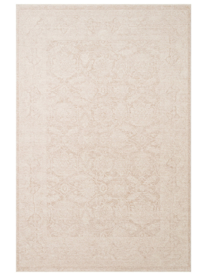 Tabriz Series Vintage Antique Patterned Modern Soft Textured Carpet 01 CREAM