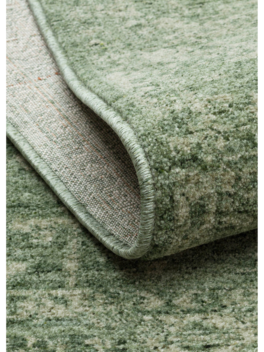 Tabriz Series Vintage Antique Patterned Modern Soft Textured Carpet 02 GREEN