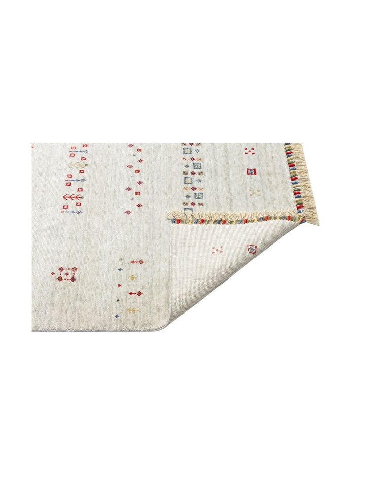 Oushak Carnaval %100 natürlich, leicht zu reinigen, handgefertigter TENCEL™ moderner Uşak-Teppich 06 BEIGE