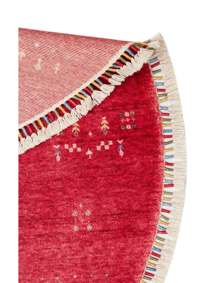 Oushak Carnaval %100 natürlich, leicht zu reinigen, handgefertigter TENCEL™ moderner Uşak-Teppich 06 RED Q