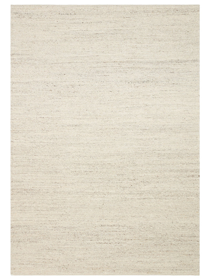 Paglia Serisi %100 Naturel Yeni Zelanda Yünü Sumak Düğümü El Dokuma Salon Oturma Odası Halı IVORY - Carpetdocia - kusbakisi