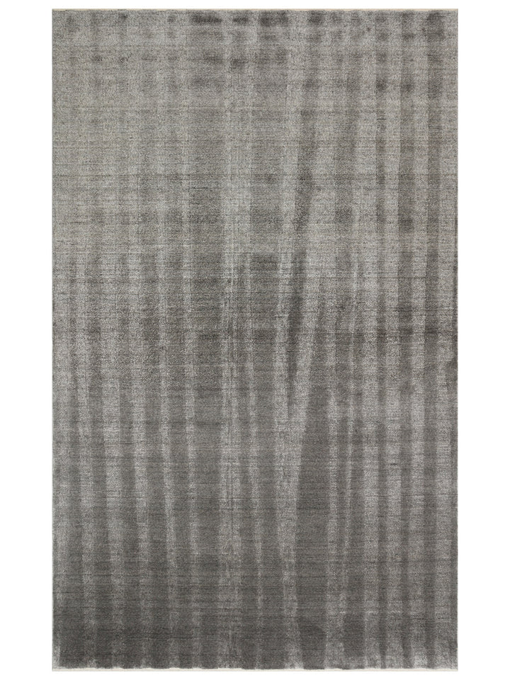 Brasilia Handcrafted Modern Simple Elegant TENCEL™ Special Black Loom Carpet 01 ANTHRACITE