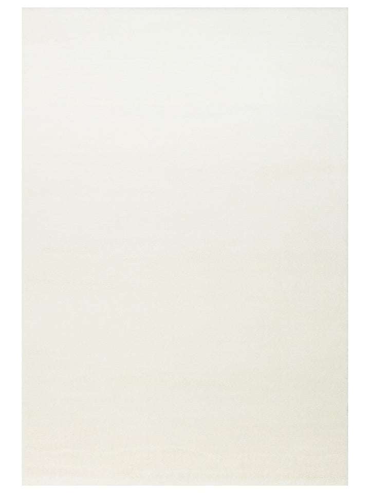 Peace Hav Toz Vermez Yumuşak Tuşeli Zarif Shaggy Halı 01 WHITE