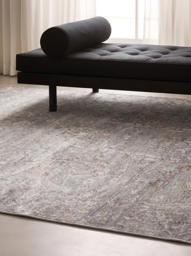Çırağan %100 Naturbelassener, speziell schimmernder, handgefertigter TENCEL™ Uşak-Teppich, hergestellt auf speziellen Webstühlen 7DGANT