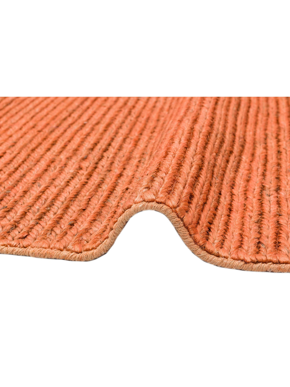 Baccarat Neo Jüt %100 Naturel Oturma Odası Koridor Mutfak Balkon El Dokuma Hasır Halı BCN RUST - Carpetdocia