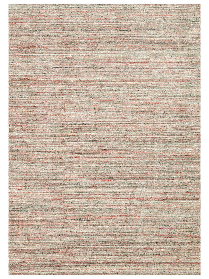 Helsinki Serisi %100 Naturel Yün ve Viskon El Dokuma Modern İskandinav Salon Oturma Odası Halı ROSE - Carpetdocia