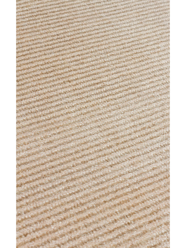Montenegro Viskon Karışımlı Sade Desenli Sık Dokuma Oturma Odası Salon Koridor Modern Halı 01 BEIGE - Carpetdocia