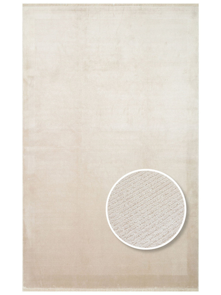 Montenegro Viscose Blend Plain Patterned Tight Weave Living Room Hall Hallway Modern Carpet 02 VINK