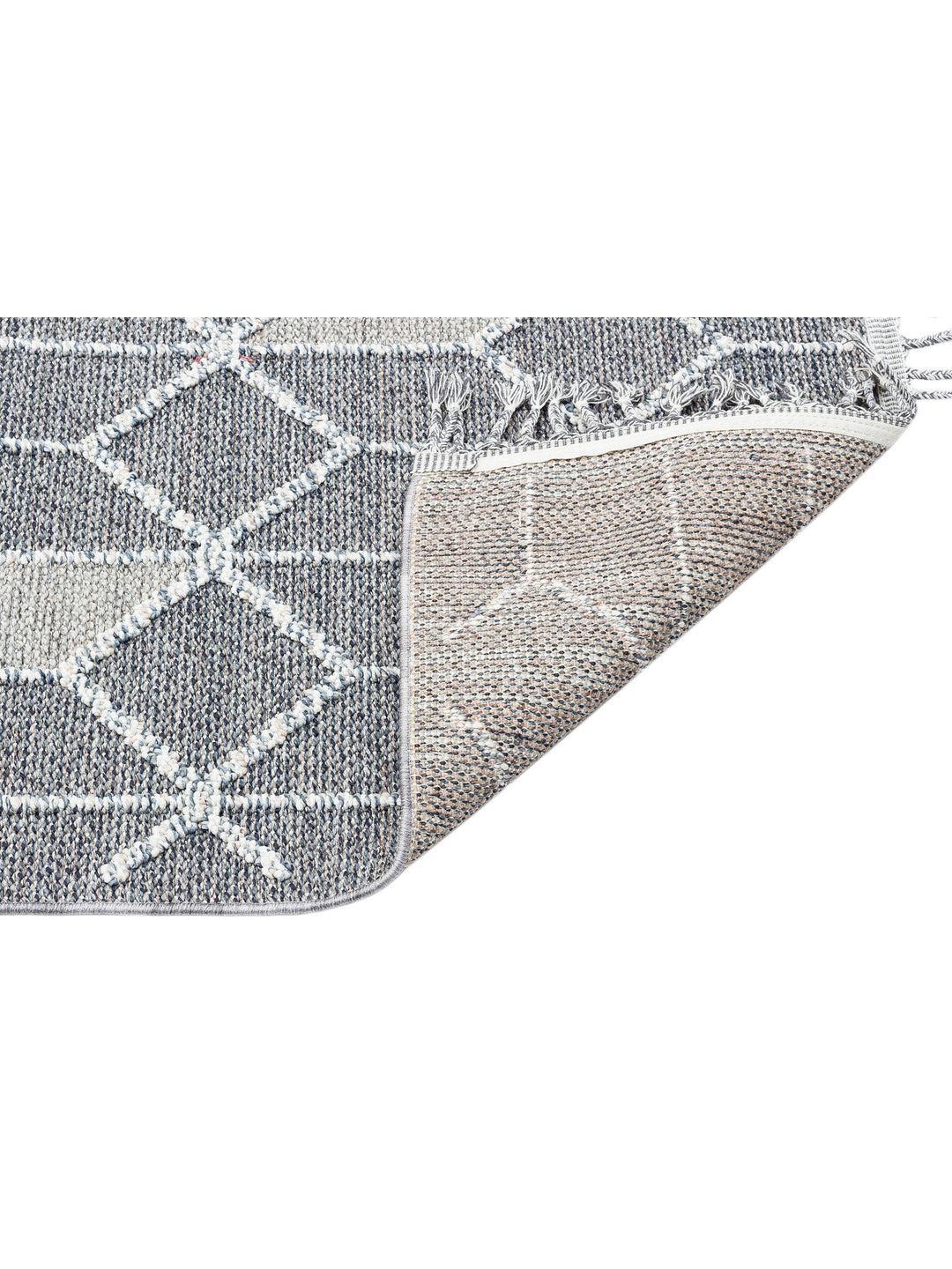 Ole Serisi Hasır Dokuma Oturma Odası Salon Koridor Antre Mutfak Modern İskandinav Halı 03 GREY - Carpetdocia