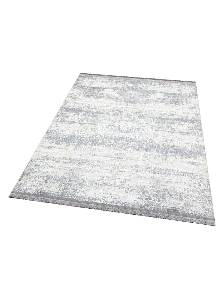Smooth Yıkanabilir Kaymaz Parlak Oturma Odası Salon Koridor İnce Dokuma Modern Halı 01 BEIGE GOLD XW - Carpetdocia