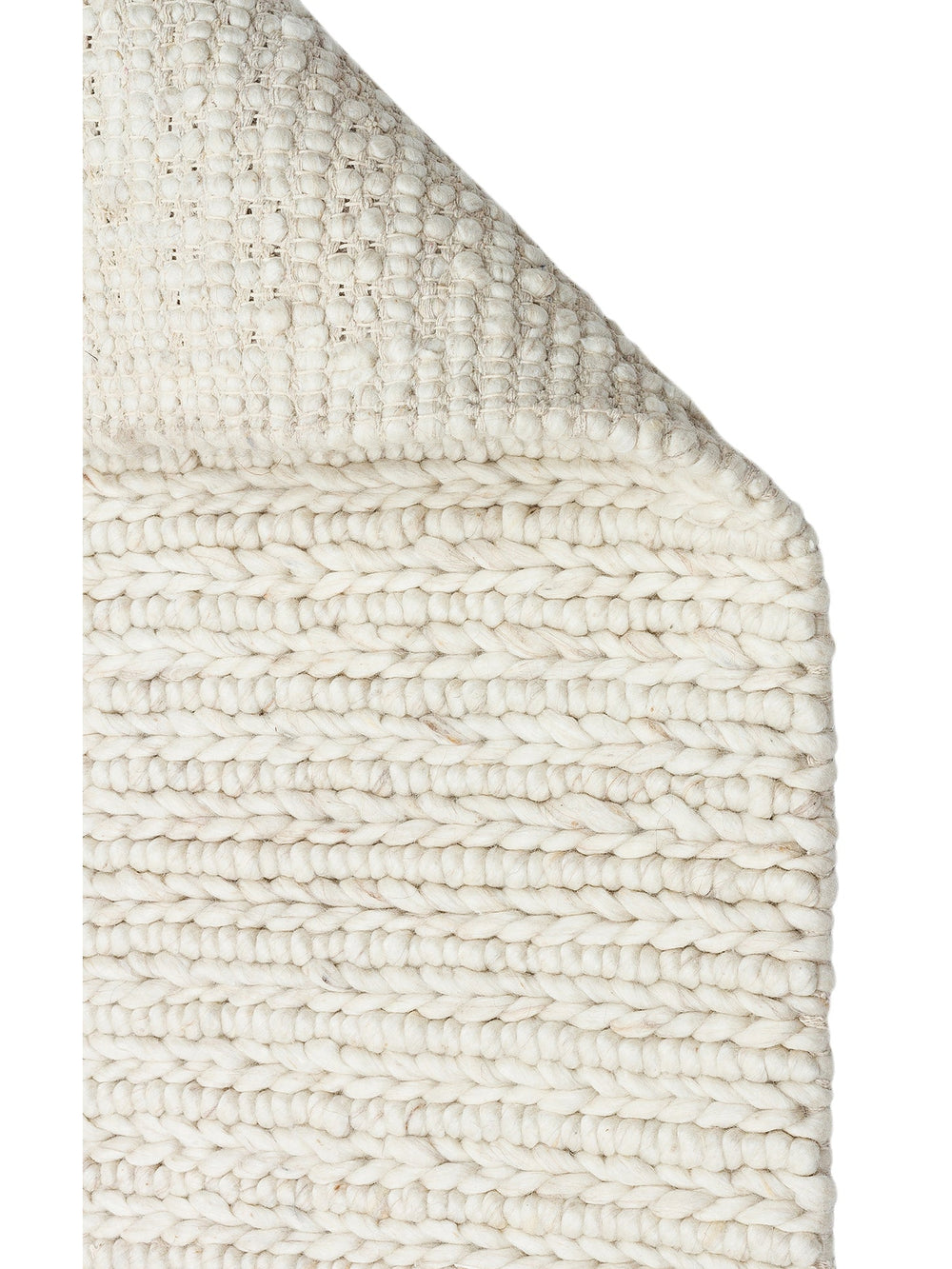 Woolstar %100 Naturel Kazak Desenli Salon Oturma Odası Koridor Antre El Dokuma Örgü Halı 07 L.BEIGE - Carpetdocia