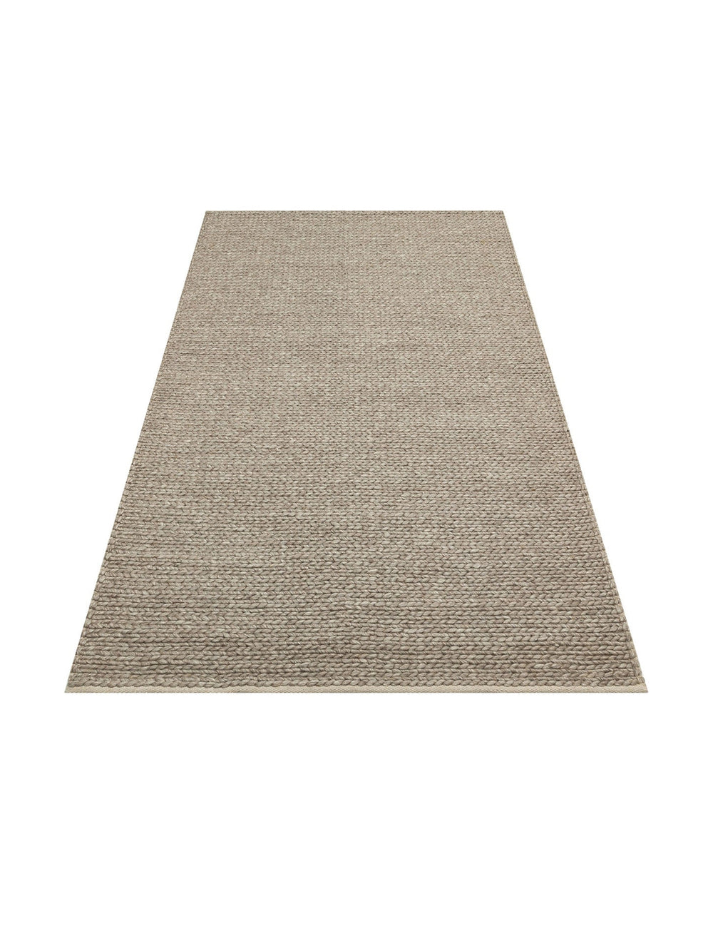 Woolstar %100 Naturel Kazak Desenli Salon Oturma Odası Koridor Antre El Dokuma Örgü Halı BROWN - Carpetdocia