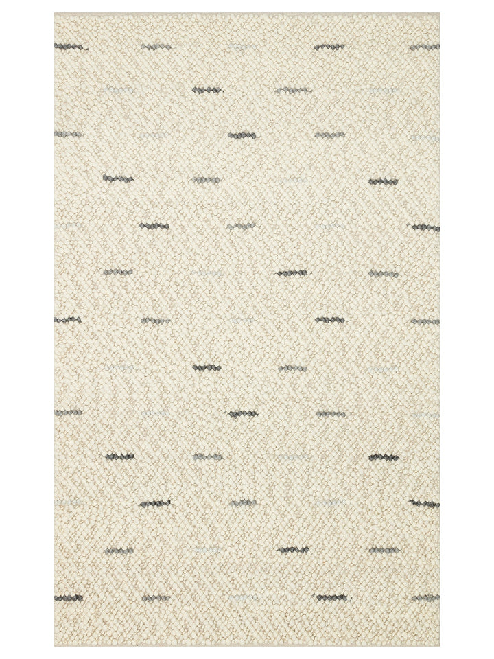 Woolstar %100 Naturel Kazak Desenli Salon Oturma Odası Koridor Antre El Dokuma Örgü Halı JD6ANTGRY - Carpetdocia