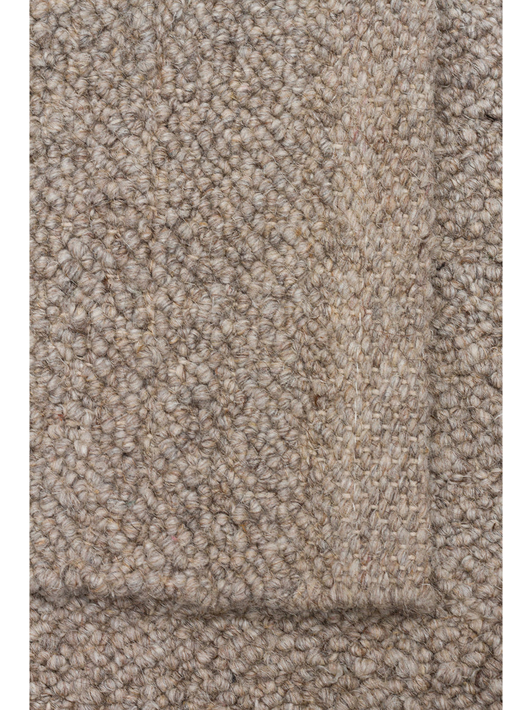 Agra Serie handgeknüpfter Teppich aus Wolle, Polyester und Baumwollmischung DARK STONE