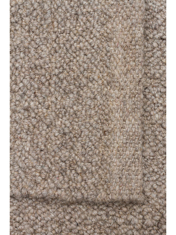 Agra Series Wool Polyester and Cotton Blend Handwoven Rug DARK STONE
