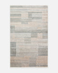 Tapis artisanal à métier noir de la série Burj, fabriqué à la main avec TENCEL™ 100 % naturel 01 SKY VIZON