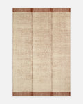 Casablanca 100% Wool Handwoven Loop Pile Rug IVORY RUST