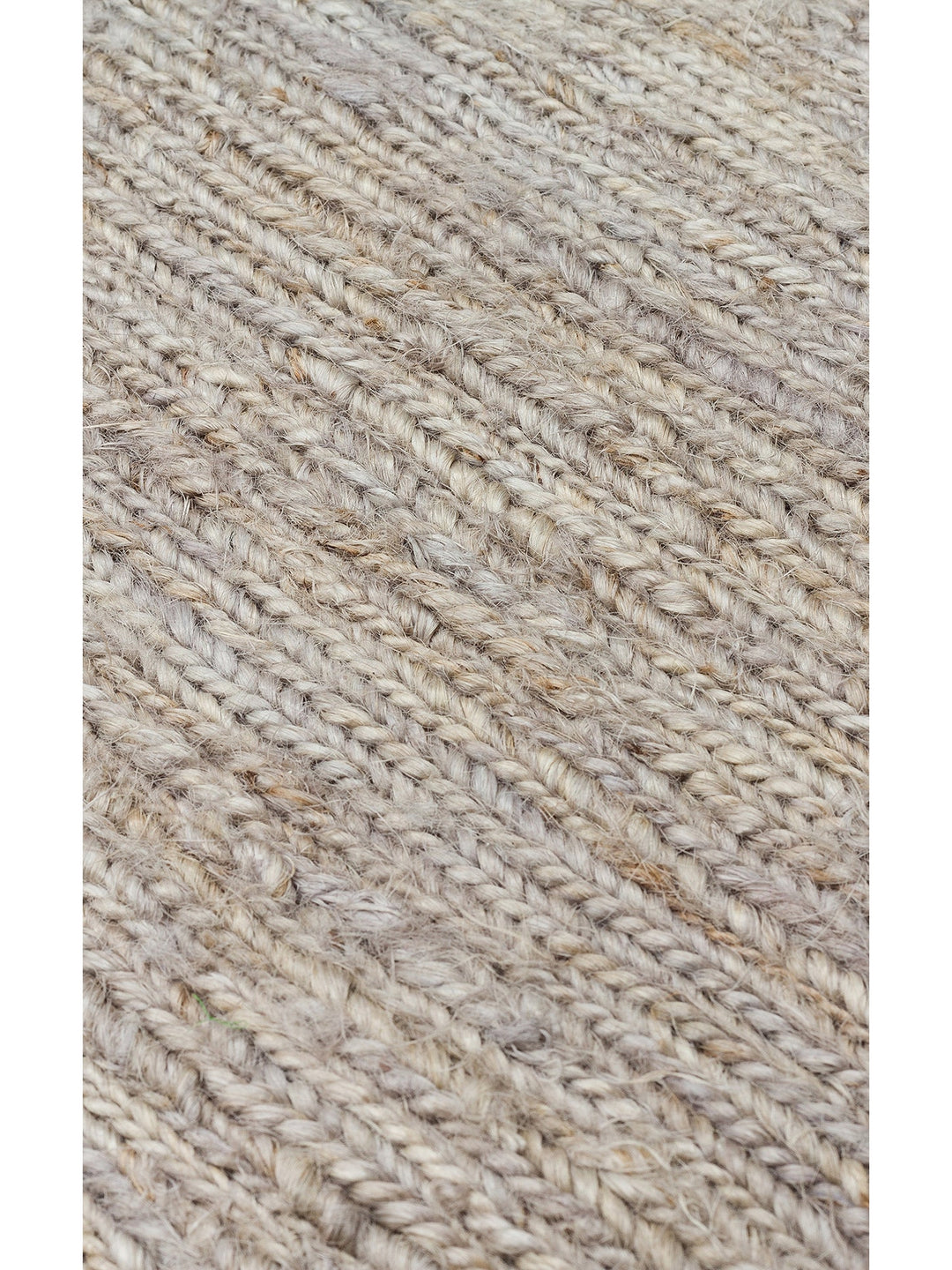 Coffee %100 Naturel Kendir Oturma Odası Salon Koridor Antre Yatak Odası Örgü Halı PLAIN GREY - Carpetdocia