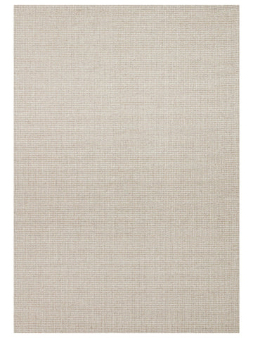 Dublin Series Wool and Cotton Blend Handwoven Rug NATURAL