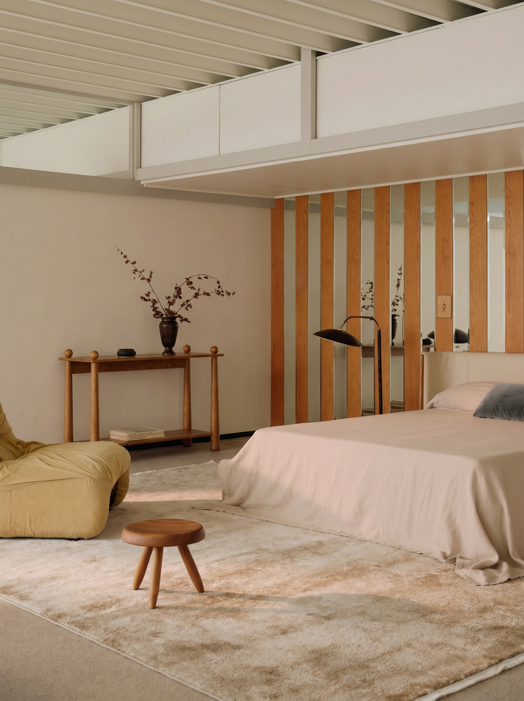 سجادة أوشاك بلين %100 طبيعية بلون سادة مصنوعة يدوياً على أنوال خاصة من فيسكوز أوشاك PLANDVZN