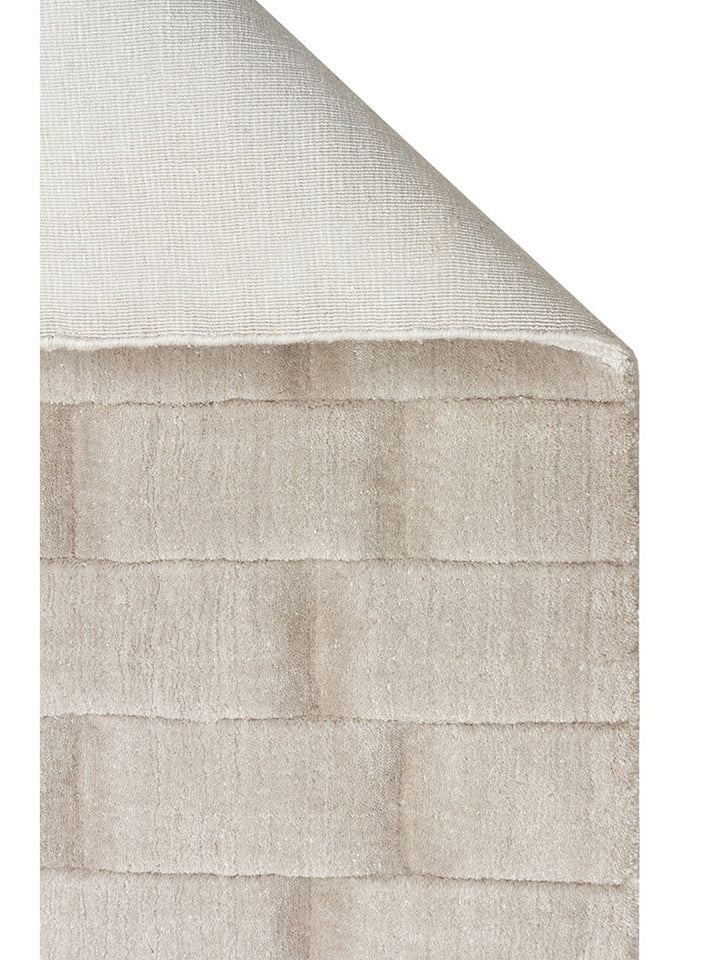 Fluffy Serisi 3D Oyma El Dokuma Salon Oturma Odası Yatak Odası Koridor Antre Modern Halı SILVER - Carpetdocia