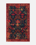 Tapis artisanal à métier noir de la série Göbeklitepe, fabriqué à la main avec de la laine 100 % Nouvelle-Zélande et orné de motifs anatoliens 05REDV