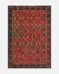 Série Göbeklitepe, Tapis à Métiers Noirs Fait Main avec Motifs Anatoliens, Fabriqué en Laine 100 % Nouvelle-Zélande 09REDV
