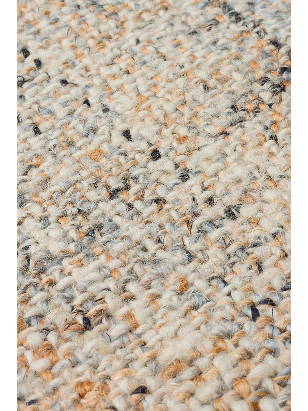 Hitit Serisi %100 Naturel Yün ve Jüt El Dokuma Geleneksel Salon Oturma Odası Yatak Odası Halı GWHITE - Carpetdocia