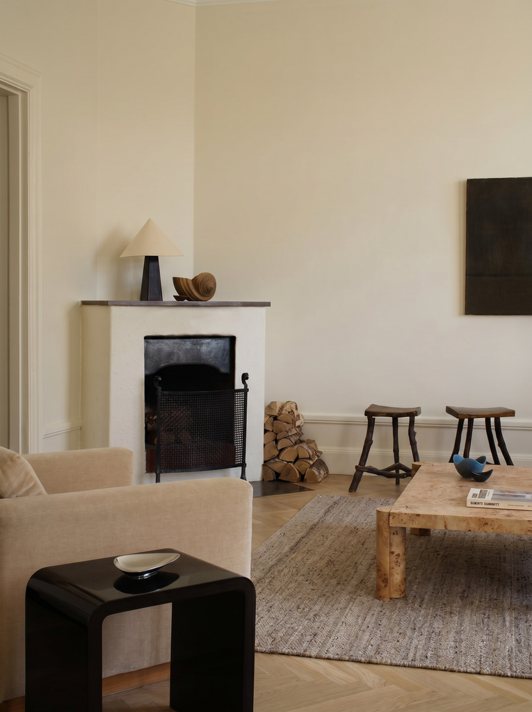 Jakarta Series Wool Polyester and Cotton Blend Handwoven Rug DARK STONE