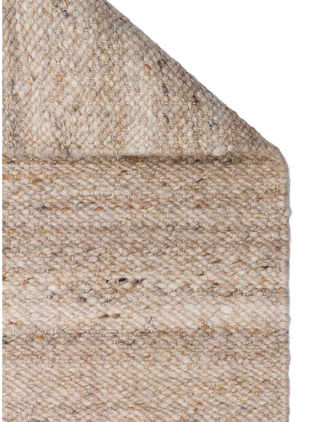 Tappeto fatto a mano della serie Jakarta in misto lana, poliestere e cotone BEIGE