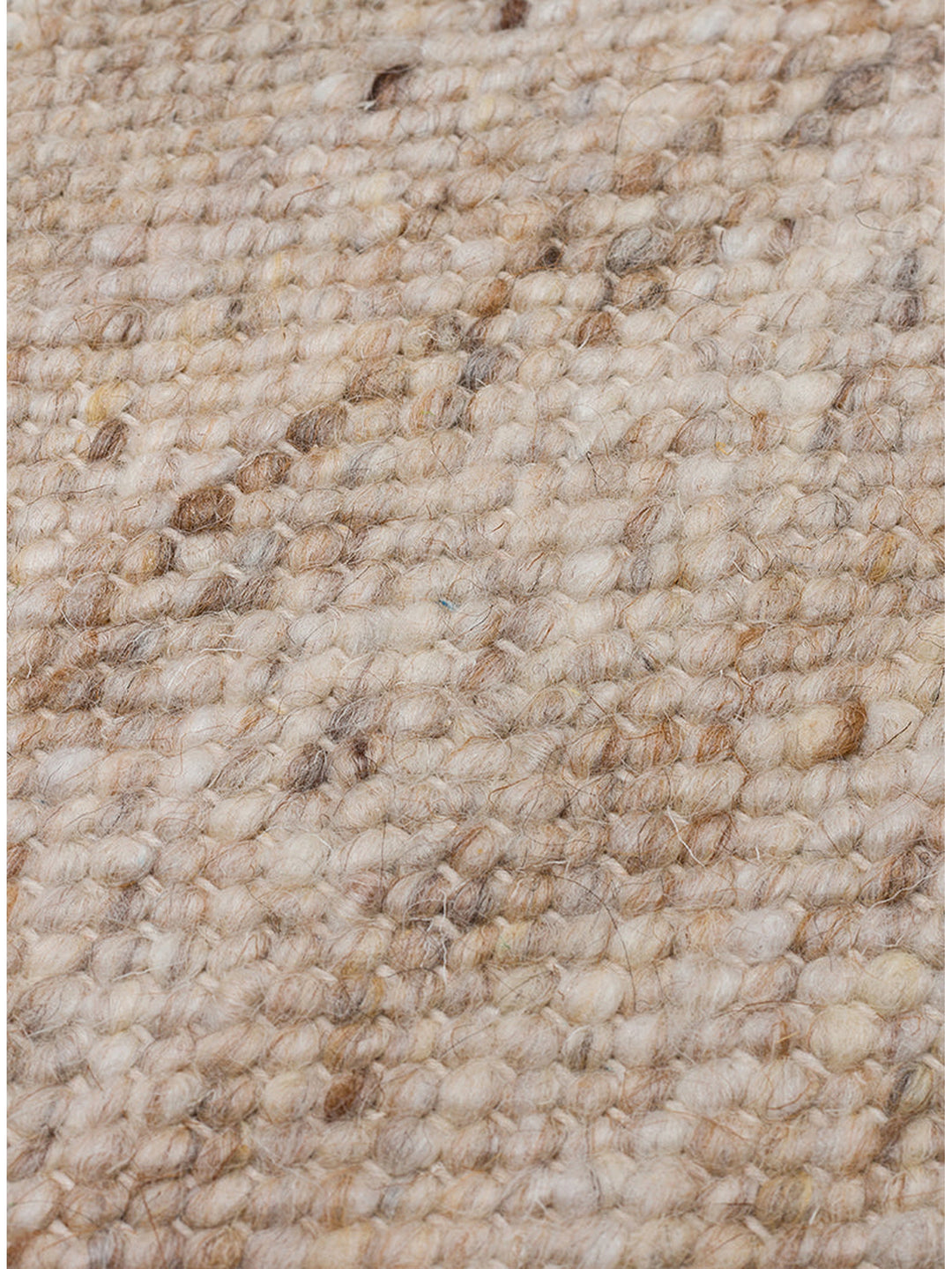 Tappeto fatto a mano della serie Jakarta in misto lana, poliestere e cotone BEIGE