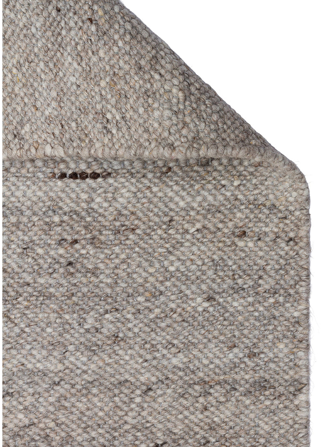 Jakarta Serie handgeknüpfter Teppich aus Wolle, Polyester und Baumwollmischung SILBER