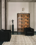 Tappeto intrecciato a mano Woolstar al 100% Lana Naturale con Motivo Kazak per Salotto, Soggiorno, Corridoio, Ingresso JD 01 NATU