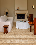 Knit Jute Handwoven Natural Jute Mat Carpet with Different Weave Texture 1152 NATURAL XW