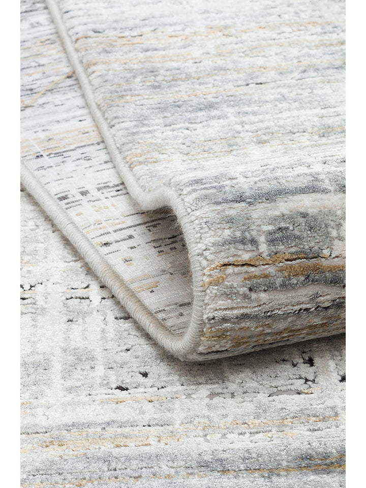 Lucia Serisi Modern Parlak Salon Oturma Odası Yatak Odası Antre Halı GREY - Carpetdocia