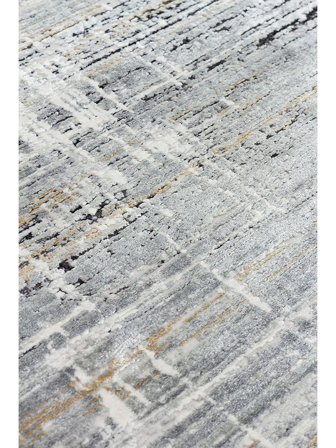 Lucia Serisi Modern Parlak Salon Oturma Odası Yatak Odası Antre Halı GREY - Carpetdocia