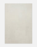 Tapis tissé à la main en mélange de laine et coton série Milano IVORY