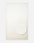 Montenegro Viskose-Mischung Schlichtes Muster Dicht Gewebter Wohnzimmer Flur Moderner Teppich 02 CREAM
