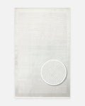 Montenegro Viskose-Mischung Schlichtes Muster Dicht Gewebter Wohnzimmer Flur Moderner Teppich 02 GREY