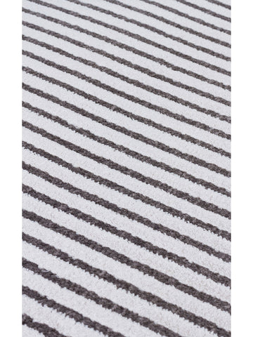 Monza Geometrik Desenli Yüksek Kalite Sık Dokuma Parlak Modern Salon Halısı 04 VIZON ANTRASIT - Carpetdocia
