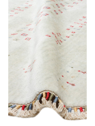 Oushak Carnaval Tapis Uşak Moderne TENCEL™ 100 % Naturel, Facile à Nettoyer, Fait Main 06 BEIGE Q  