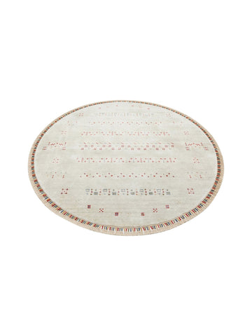 Oushak Carnaval Tapis Uşak Moderne TENCEL™ 100 % Naturel, Facile à Nettoyer, Fait Main 06 BEIGE Q  