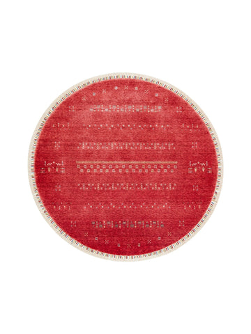 Oushak Carnaval 100% Natural Easy to Clean Handcrafted TENCEL™ Modern Uşak Carpet 06 RED Q