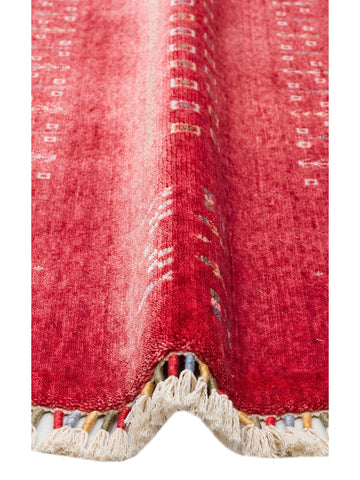 Oushak Carnaval 100% Natural Easy to Clean Handcrafted TENCEL™ Modern Uşak Carpet 06 RED Q
