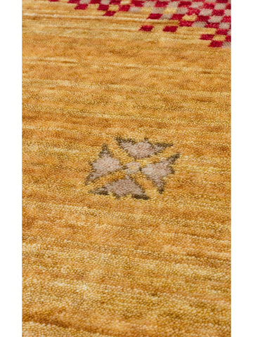 Oushak Carnaval %100 natürlich, leicht zu reinigen, handgefertigter TENCEL™ moderner Uşak-Teppich 07 BEIGE AUTUMN Q