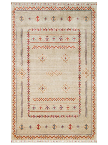 Oushak Carnaval 100% Natural Easy to Clean Handmade TENCEL™ Modern Uşak Carpet 20 LIGHT MULTY
