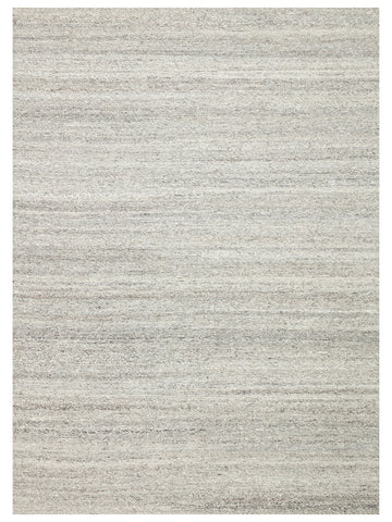 Paglia Serisi %100 Naturel Yeni Zelanda Yünü Sumak Düğümü El Dokuma Salon Oturma Odası Halı GREY - Carpetdocia