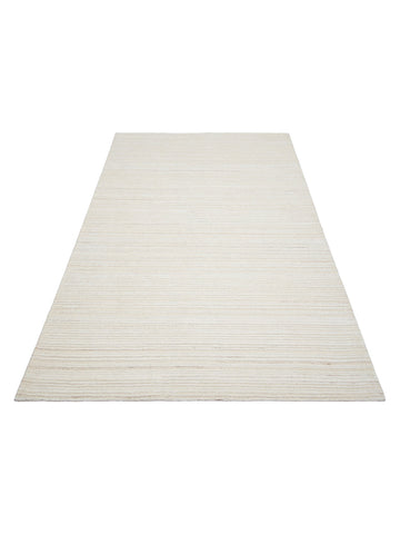 Palermo Series Wool and TENCEL™ Blend Handwoven Rug CREAM